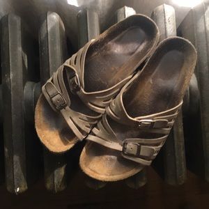 Birkenstocks!!! Neutral taupe color! Gently loved!
